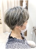 オリーブグレージュ×ふわくしゃショート【Ash大泉学園店 横山】