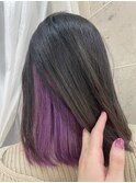 インナーカラー×ピンクラベンダー