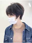 束感ショートマッシュ｜斜めバング/マッシュパーマ/オンブレ