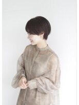 エヌ トーキョー(enu TOKYO) 品のあるマッシュショート 落ち着いたショコラベージュカラー