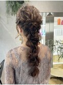 【cres奈佳子】編みおろしヘアアレンジ