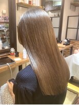 カミビト マヴィー(kamibito mavie)&nbsp;髪質改善トリートメント／ココアベージュ／フェミニンロング