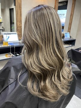 サニー 渋谷(SUNNY) グレーベージュニュアンスカラーアッシュミルクティー