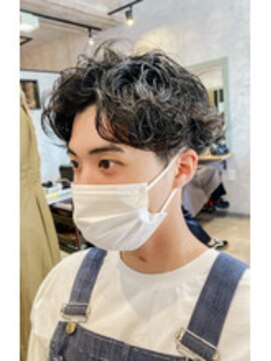 クシュ 所沢西口プロぺ通り(kusyu... ) 韓国ヘアー青髪ボブウルフココアベージュ/黒髪/グレージュカラー