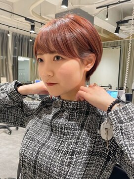 ジルバイジアン(JILL by GIEN) 耳かけショート 春ピンク