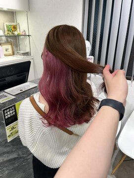 ミューバイケンジ(miu by KENJE) miu　ピンクインナーでかわいく