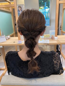 シェリール 八千代台駅(CHERIR) 結婚式お呼ばれスタイル！サイドロープの編みおろしアレンジ★