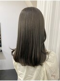 【髪質改善】オリーブグレージュ/艶髪/透明感/トリートメント