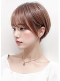かわいい耳掛けショート/西中島ショート/西中島ショートヘア