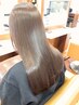 【今川限定】素髪のようなサラ艶髪へ　髪質改善ストレート＋カット　