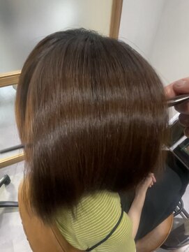 ココノサロン ハナレ(cocono salon HANARE) 髪質改善　美髪縮毛矯正　毛先が曲がる曲げ矯正　ショートボブ