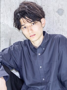 メノン 茨木店(Menon) ウェーブ スパイラル×センターパート サーフカール