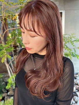 ウエストリー(WESTORY) レイヤーカット☆ピンクベージュ☆ピンク☆40代30代