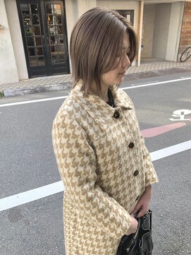 ティル(till) 【till_kage】ミディアムレイヤー+グレーベージュ