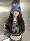 blue×black rootscolor