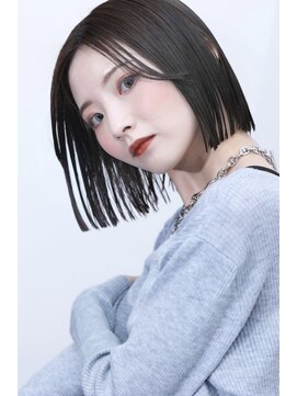 プランツヘアー 切りっぱなしボブ　博多美容室