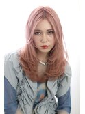 【伊東玲弥】20代30代40代◎小顔レイヤーピンクベージュ