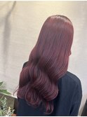 #ヘアカラーレッド