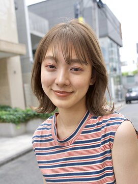 ガーデンヨコハマ(GARDEN YOKOHAMA) ボブ　くびれボブ　韓国風ボブ　似合わせカット　メルティカラー