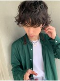【Un ami】外ハネミックスで男らしさもあるセクシーパーマ☆