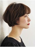 ☆オリーブグレーココアベージュ小顔クラゲヘアー/黒髪/髪質改善