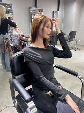 シェノン 心斎橋(CHAINON) オレンジブラウン/ケラチントリートメント