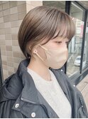 ショートボブ/アッシュ/インナーカラー/髪質改善