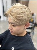 メンズハイトーン　海外ヘア　短髪