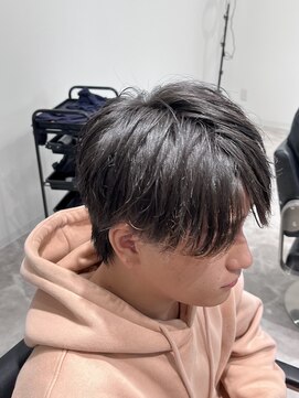 ジェントル(GENTLE) 韓国風マッシュウルフ　毛流れ