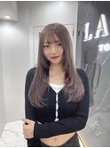 ラベンダーグレージュ/ホワイトグレージュ/チェリーブラウン