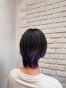 ビランチェ 池袋(bilancia) ホワイトグレージュ/ミニウルフ/デジタルパーマ