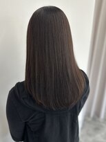 カノエ 福岡香椎店(canoe)&nbsp;チョコレートブラウン 髪質改善トリートメント ストレート 艶髪