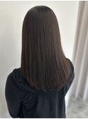 チョコレートブラウン 髪質改善トリートメント ストレート 艶髪