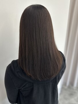 カノエ 福岡香椎店(canoe) チョコレートブラウン 髪質改善トリートメント ストレート 艶髪