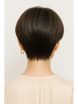 エシカル(ethical) ナチュラル大人ショート×オリーブブラウン