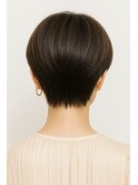 ナチュラル大人ショート×オリーブブラウン