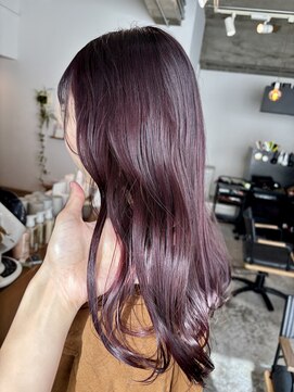 ワゴンヘアー(wagon hair) ツヤバイオレット　ピンクバイオレット　艶髪