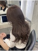 レイヤーカット×モカブラウン sayuri