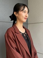 ヘアーアイストゥーレ(HAIR ICI TRE)&nbsp;タイトアレンジ艶アレンジリボンアレンジお団子アレンジ