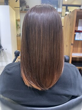 ダスティ 豊科駅前店(Dasty) 艶仕込みオレンジインナーカラー