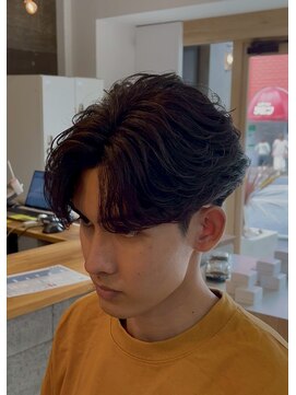 エッジ(EDGE) 大分メンズ刈り上げショート毛流れフェザーパーマ