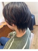 ショート×パーマ