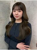 1ブリーチでつくるオリーブベージュ