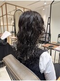 ロングパーマ