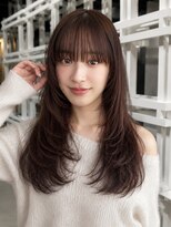 ディーエックス スリー(Dxxxx III)&nbsp;透明感カラー ミルクベージュ ハッシュレイヤーカット TOMOKI