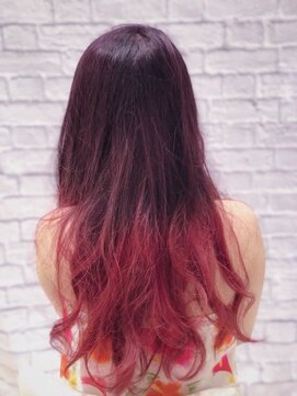 ミーティア バイ クアトロ(Meteor By QUATRO) パープル×ピンク グラデーションカラー