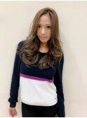 外国人風ロングレイヤースタイル