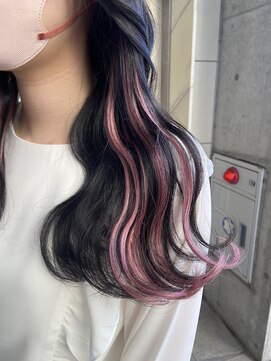 ミラシィ 稲毛(Mirashy) 可愛いエクステでピンクインナー♪