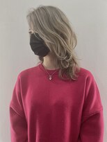 ジンクヘアーセカンド(ZiNK HAIR2nd)&nbsp;ミルクティーベージュ×セミロング
