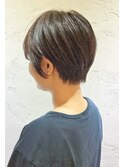 大人小顔ショートモードハイライトチョコレート/池袋/池袋東口